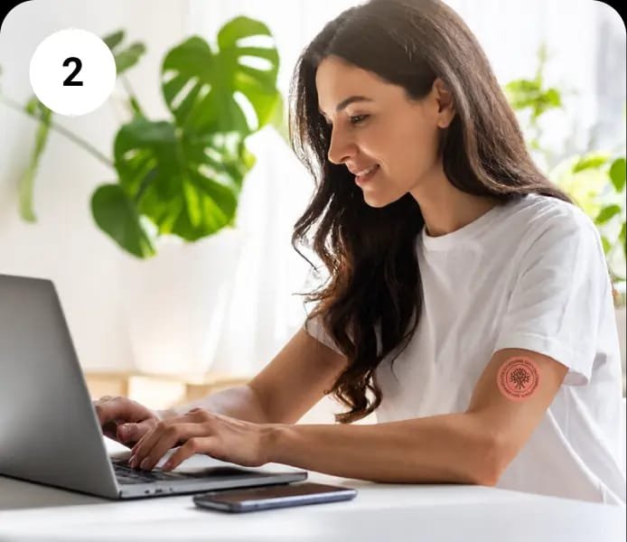Wear the patch comfortably through your day